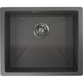 Кухонная мойка GRANULA 5445U графит матовый