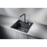 Кухонная мойка GRANULA KITCHEN SPACE KS-5002 шварц (черный металлик) 5002 SHBAPC